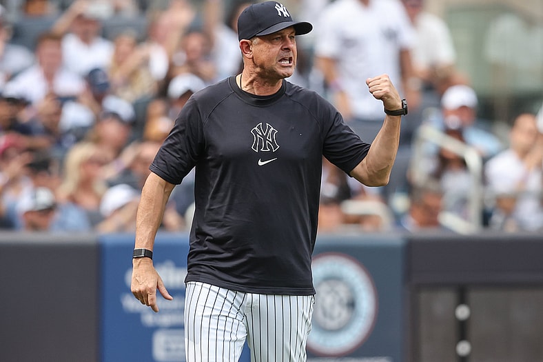 New York Yankees manager Aaron Boone