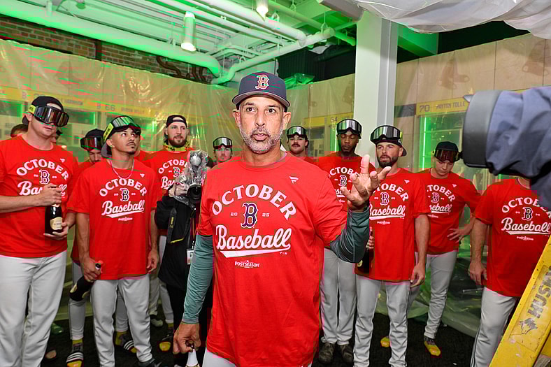 Boston Red Sox manager Alex Cora