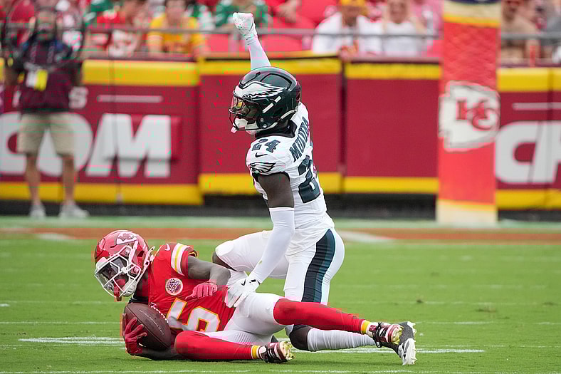 Philadelphia Eagles safety Andrew Mukuba