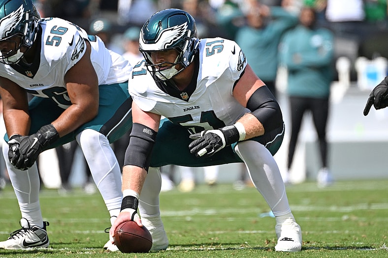 Philadelphia Eagles center Cam Jurgens