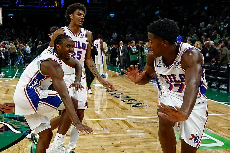 NBA: Philadelphia 76ers at Boston Celtics