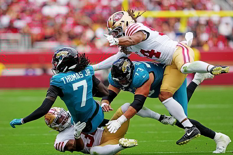 Monday Night Football, Jacksonvilel Jaguars, San Francisco 49ers