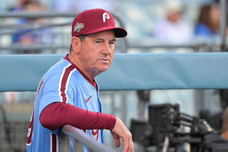 Philadelphia Phillies manager Rob Thomson