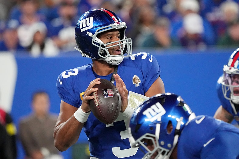 New York Giants quarterback Russell Wilson