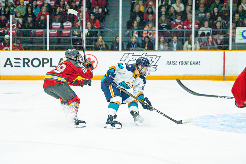 New York Sirens forward Kristyna Kaltounkova makes PWHL debut against Ottawa Charge.