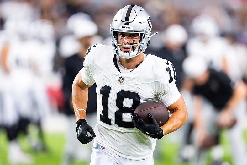 Las Vegas Raiders wide receiver Jack Bech
