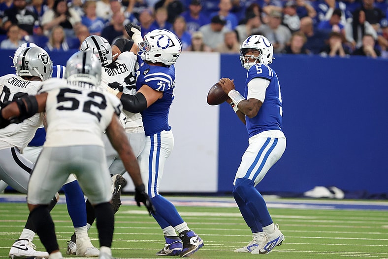NFL: Las Vegas Raiders at Indianapolis Colts