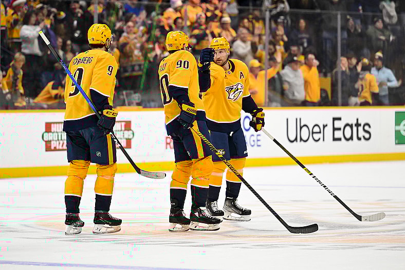 NHL: New York Rangers at Nashville Predators