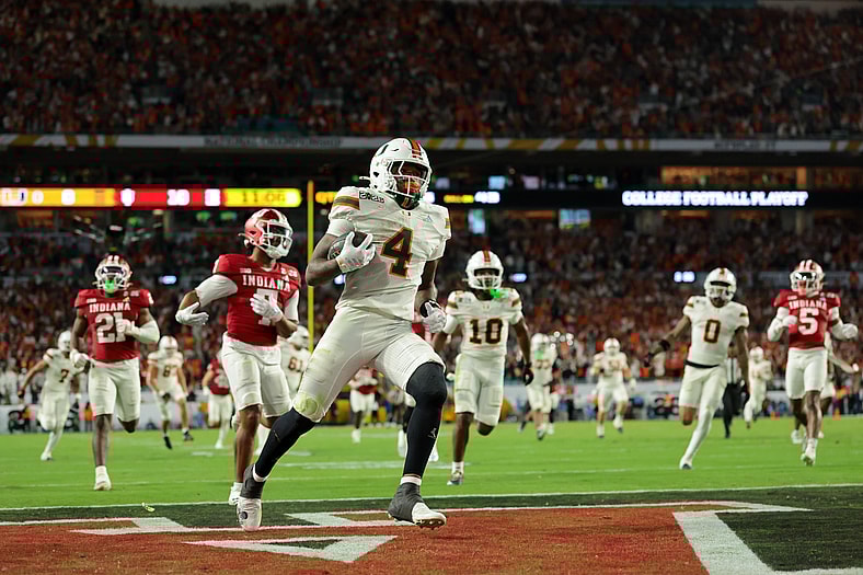 CFP National Championship Game, Miami Hurricanes vs Indiana Hoosiers