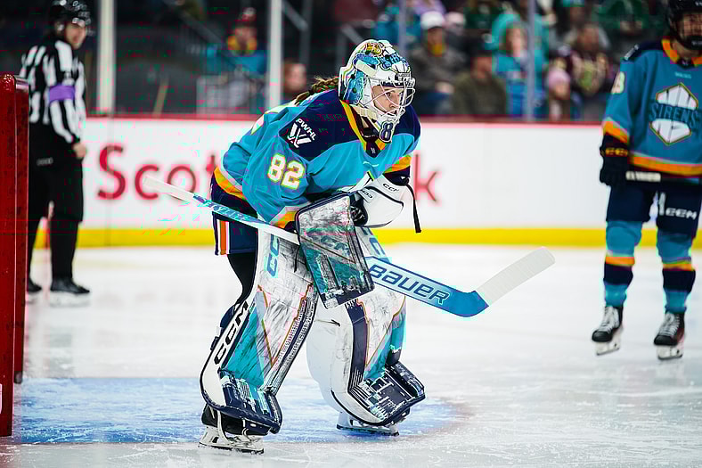 New York Sirens goalie Kayle Osborne.