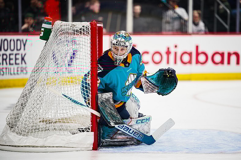 New York Sirens goalie Kayle Osborne.