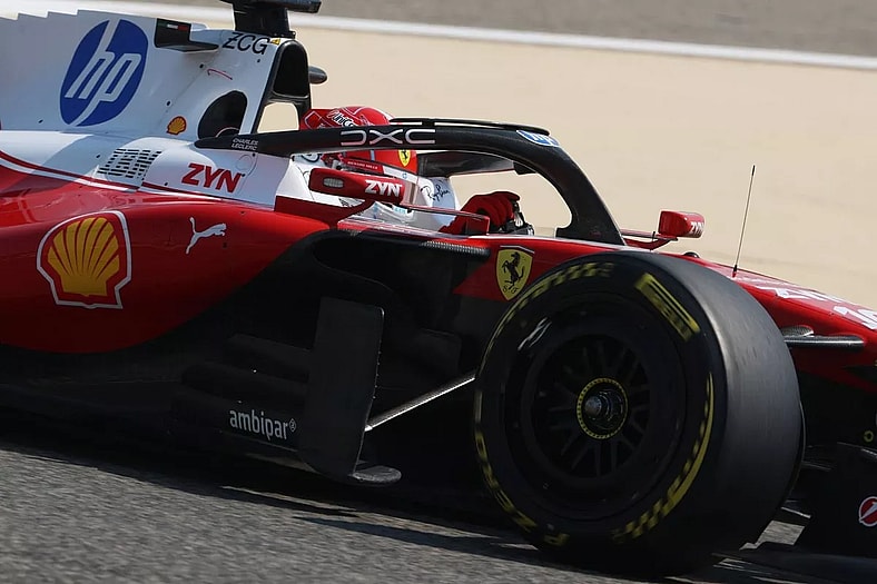F1 Testing Ferrari Charles Leclerc Bahrain