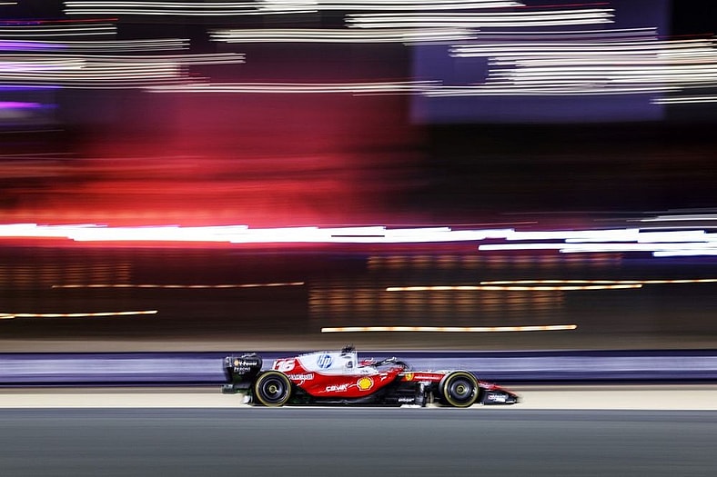 f1 ferrari rear wing f1 testing bahrain