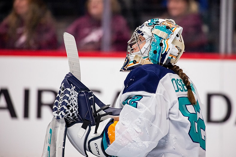 New York Sirens goalie Kayle Osborne.