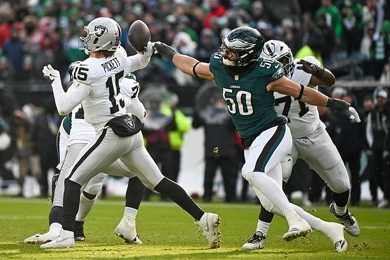 NFL: Las Vegas Raiders at Philadelphia Eagles