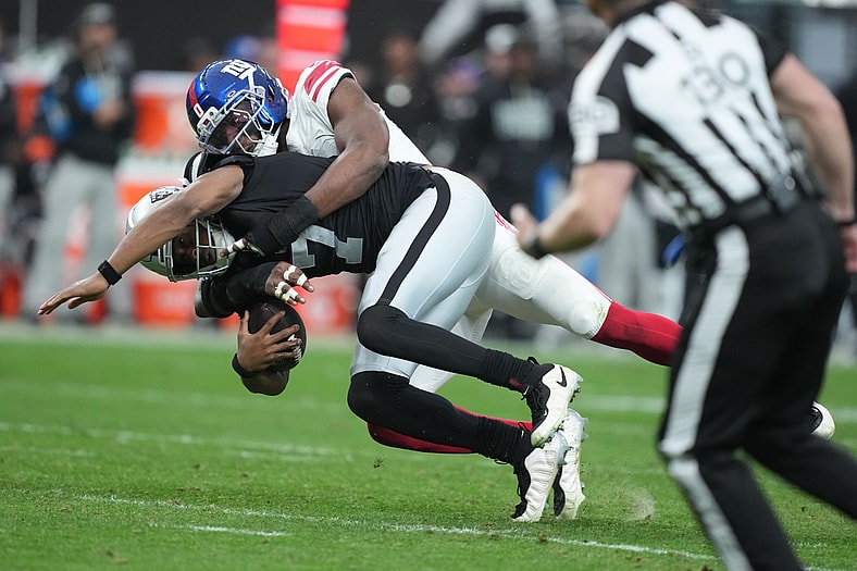 NFL: New York Giants at Las Vegas Raiders