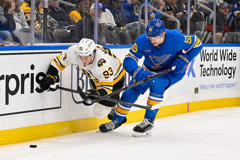 NHL: Boston Bruins at St. Louis Blues