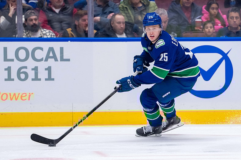 NHL: Detroit Red Wings at Vancouver Canucks