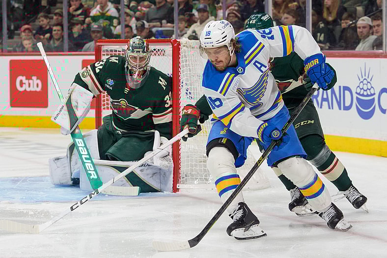 NHL: St. Louis Blues at Minnesota Wild