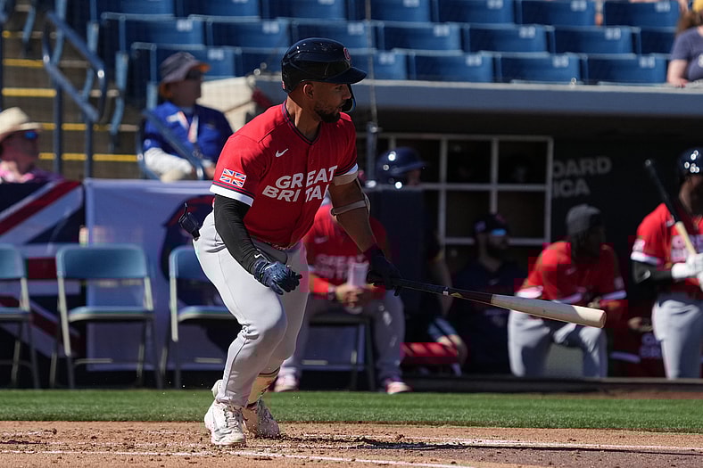 Baseball: Spring Training-Great Britain at Milwaukee Brewers