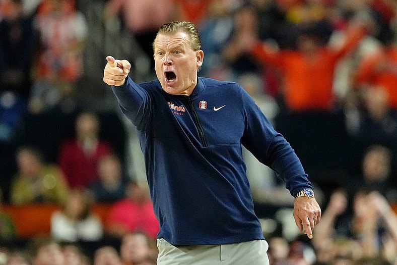 NCAA Basketball: Final Four National Semifinal-Illinois at Connecticut