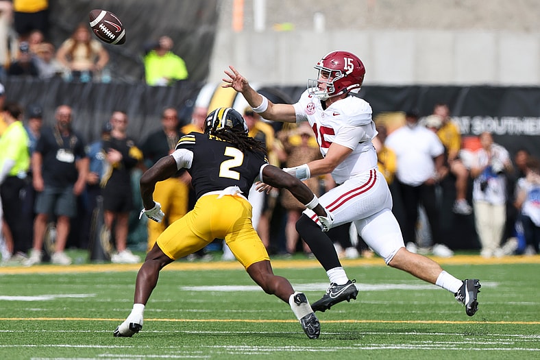 NCAA Football: Alabama at Missouri