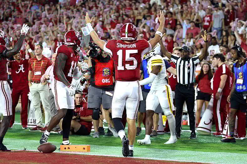 NCAA Football: UL Monroe at Alabama
