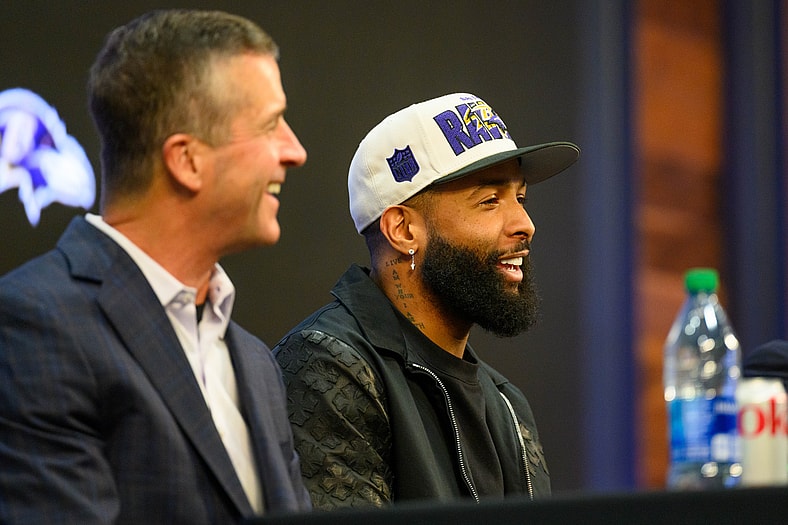 NFL: Baltimore Ravens Odell Beckham Jr. Press Conference