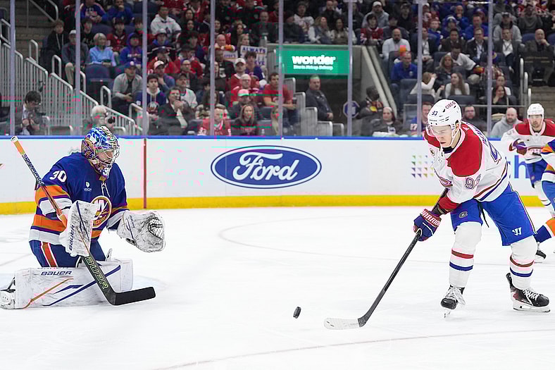 NHL: Montreal Canadiens at New York Islanders