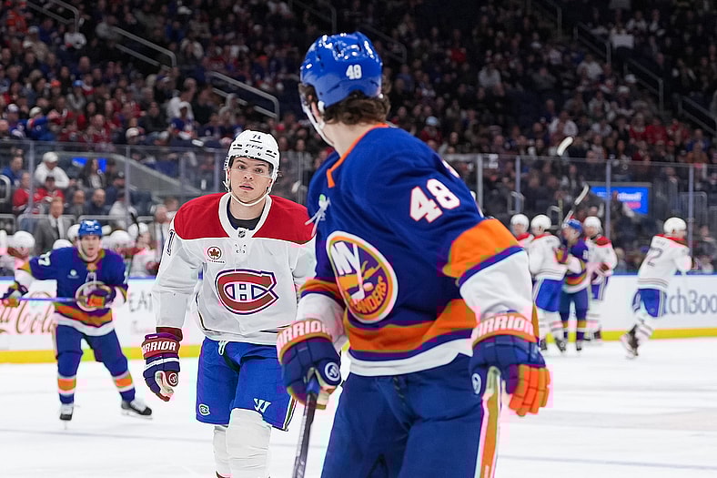 NHL: Montreal Canadiens at New York Islanders