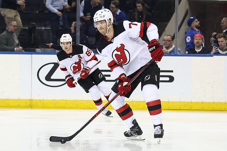 NHL: New Jersey Devils at New York Rangers