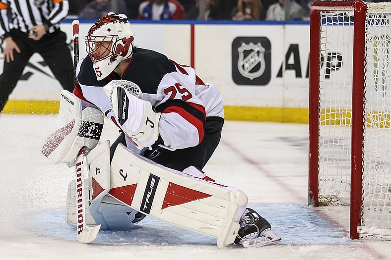 NHL: New Jersey Devils at New York Rangers