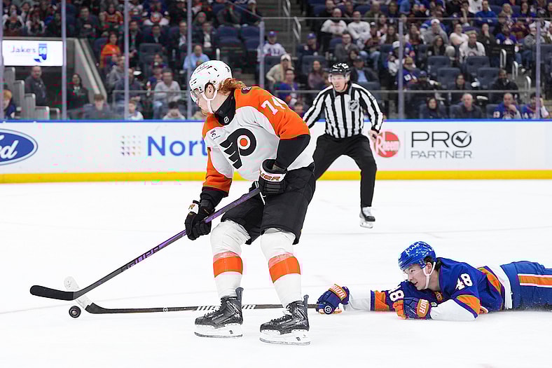 NHL: Philadelphia Flyers at New York Islanders