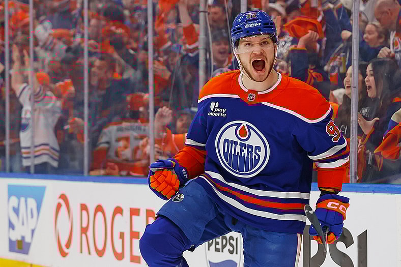 NHL: Stanley Cup Playoffs-Anaheim Ducks at Edmonton Oilers