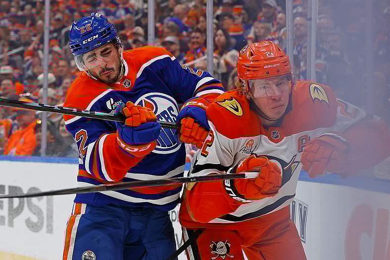 NHL: Stanley Cup Playoffs-Anaheim Ducks at Edmonton Oilers