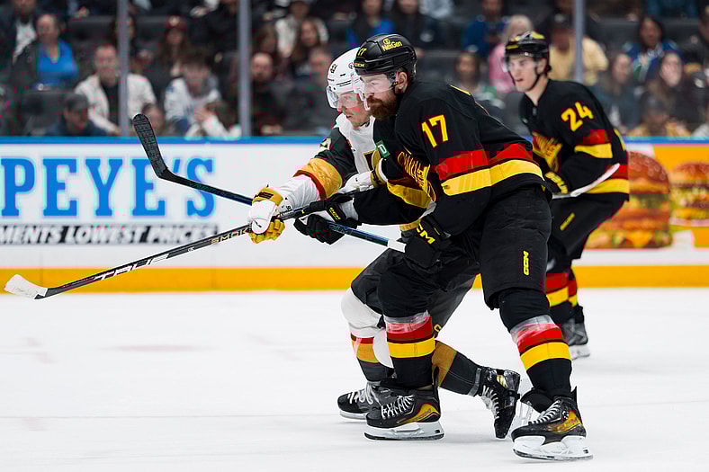NHL: Vegas Golden Knights at Vancouver Canucks