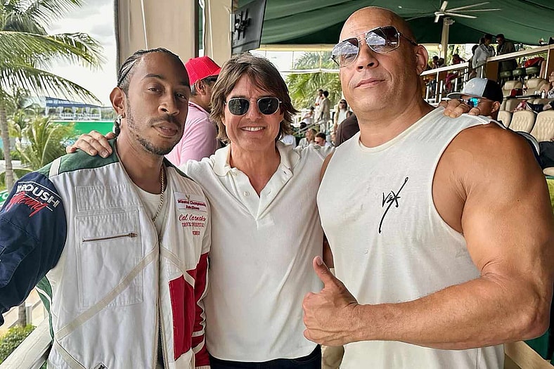 Tom Cruise Ludacris Vin Diesel Miami Grand Prix Formula 1