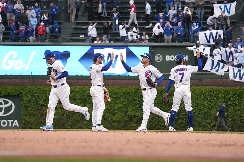 MLB: Cincinnati Reds at Chicago Cubs