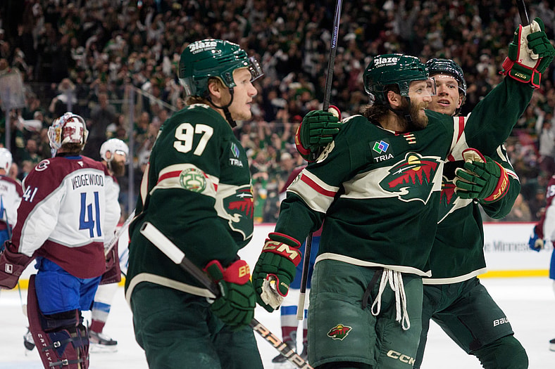 NHL: Stanley Cup Playoffs-Colorado Avalanche at Minnesota Wild