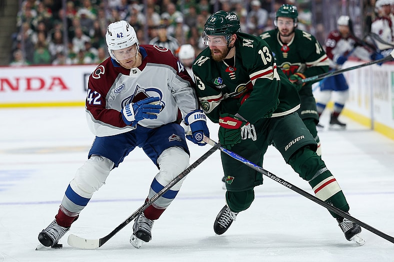 NHL: Stanley Cup Playoffs-Colorado Avalanche at Minnesota Wild