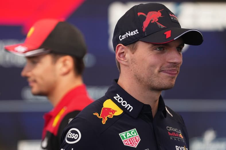 Red Bull Racing driver Max Verstappen speaks to the media during preparation day for F1 at Circuit of the Americas on Thursday, Oct. 20, 2022.
Formula One Mlc 00393