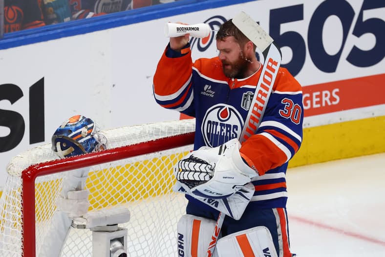 NHL: Stanley Cup Final-Florida Panthers at Edmonton Oilers