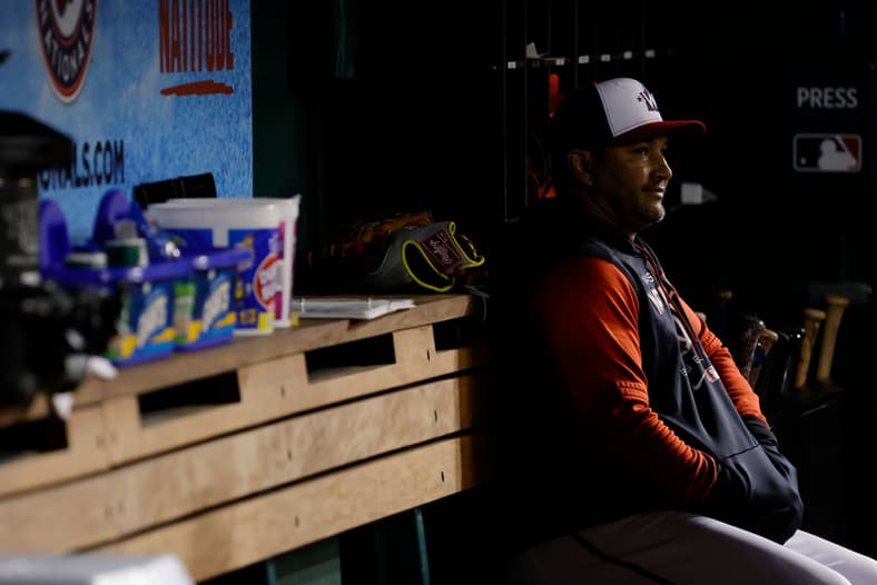 Washington Nationals manager Davey Martinez