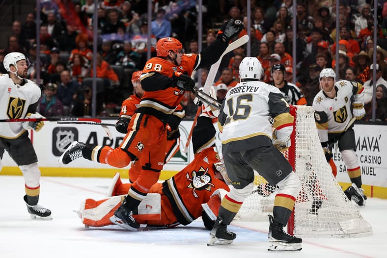 NHL: Stanley Cup Playoffs-Vegas Golden Knights at Anaheim Ducks