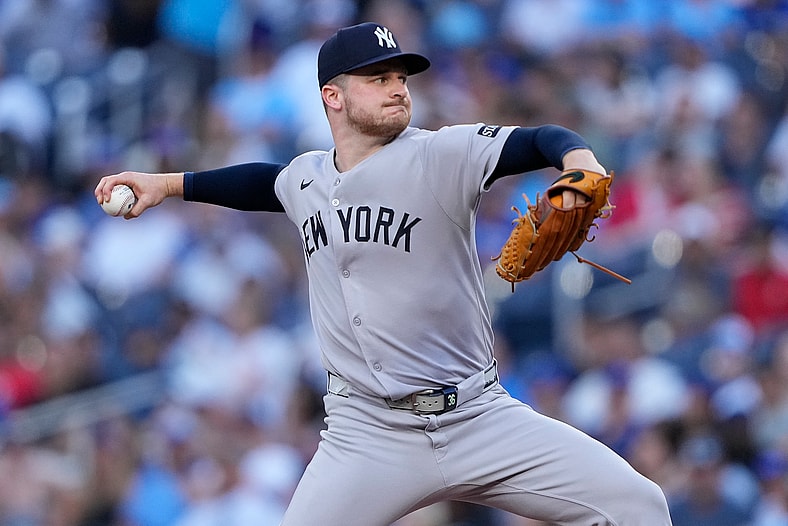 New York Yankees pitcher Clarke Schmidt