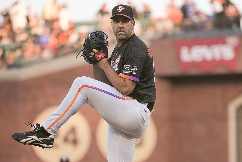 San Francisco Giants pitcher Justin Verlander