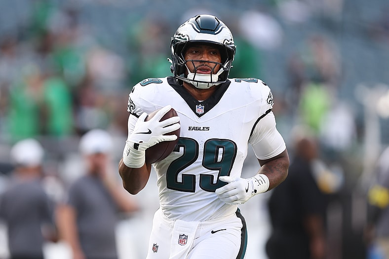 Philadelphia Eagles running back AJ Dillon