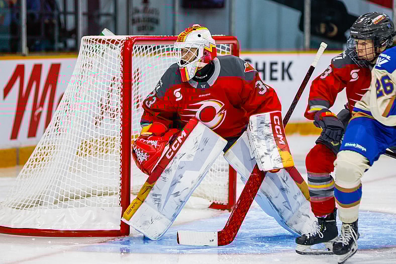 Ottawa Charge goalie Gwyneth Philips.