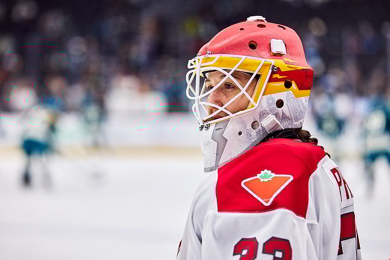 Ottawa Charge goalie Gwyneth Philips during her first shutout of 2025-26 against the Seattle Torrent.