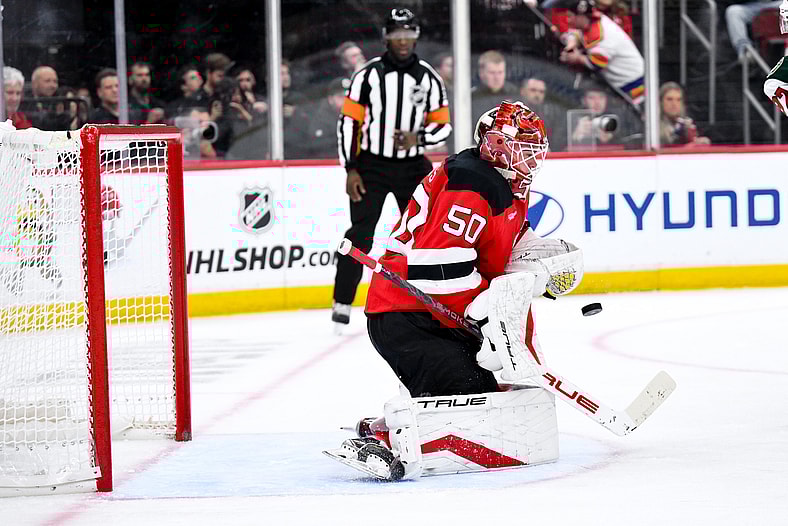 NHL: Minnesota Wild at New Jersey Devils